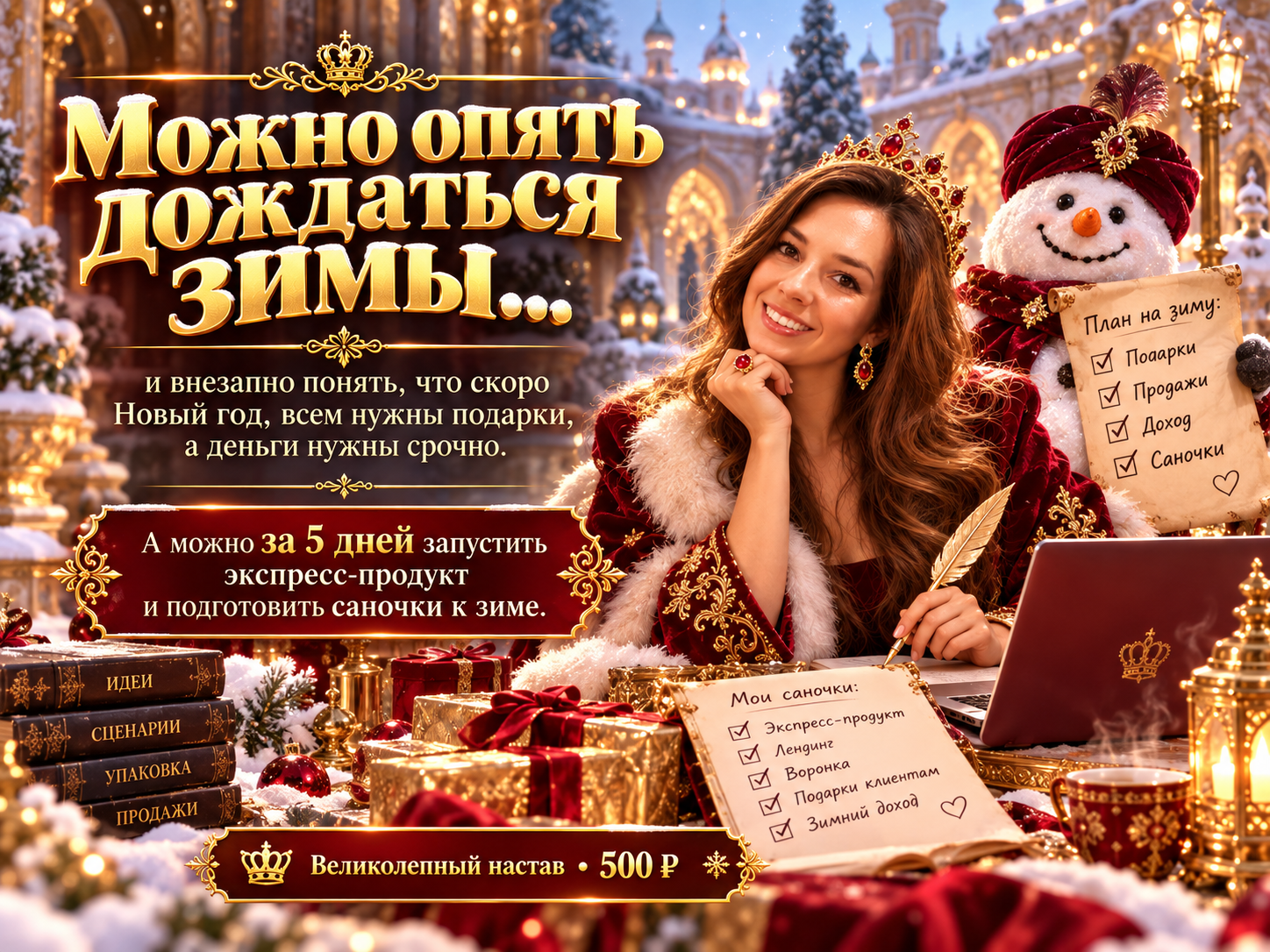 Можно опять дождаться зимы — зимний мем из материалов Великолепного настава